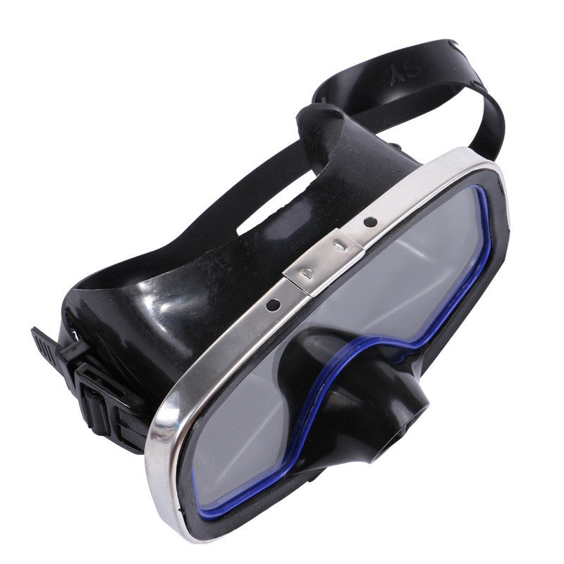 Adult mask snorkeling tempered glass mirror