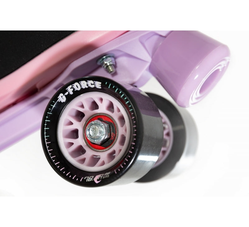 Chaya Melrose Black & Pink Roller Skates
