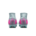 Nike Mercurial Superfly 10 Pro FG High-Top Soccer Cleats-Ocean Cube/Pink Blast