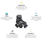 Flying Eagle X5T Spectre Black Skates